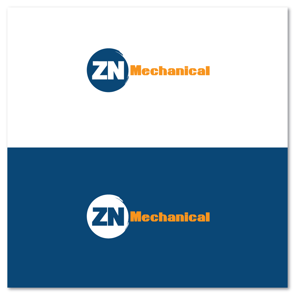 Logo Design by Sujit Banerjee for ZN Mechanical LLC | Design #20591511