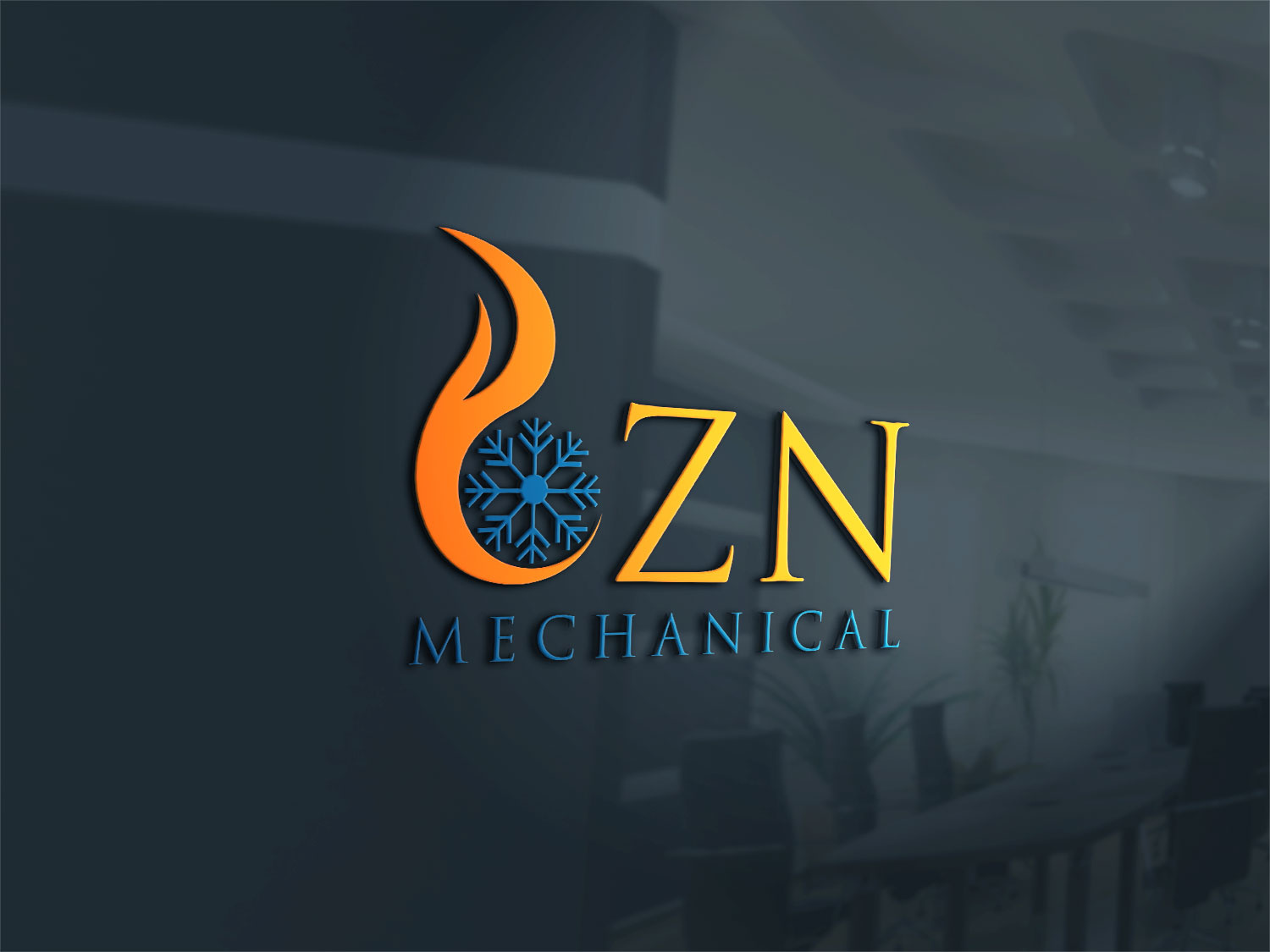 Logo Design by Deziners Zone for ZN Mechanical LLC | Design #20592993