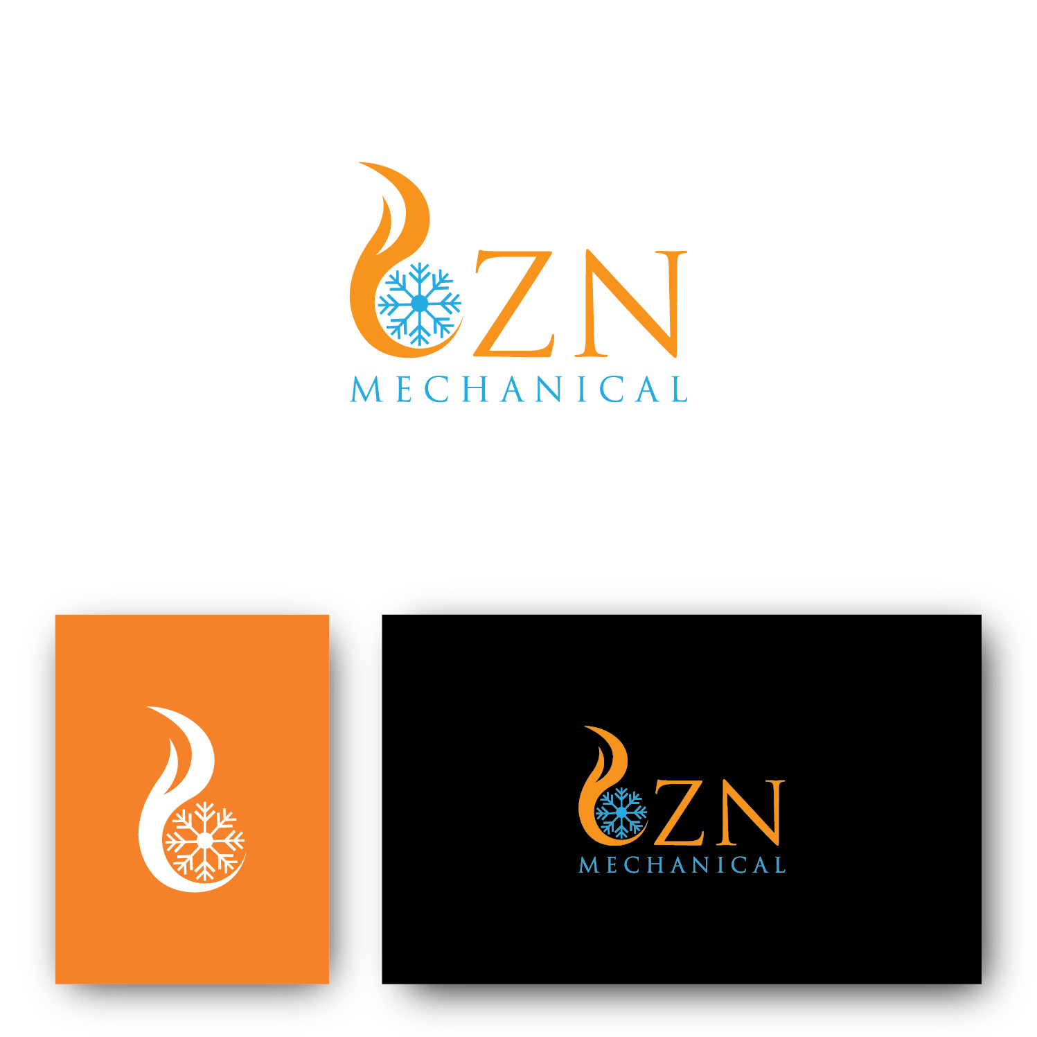 Logo Design by Deziners Zone for ZN Mechanical LLC | Design #20593056