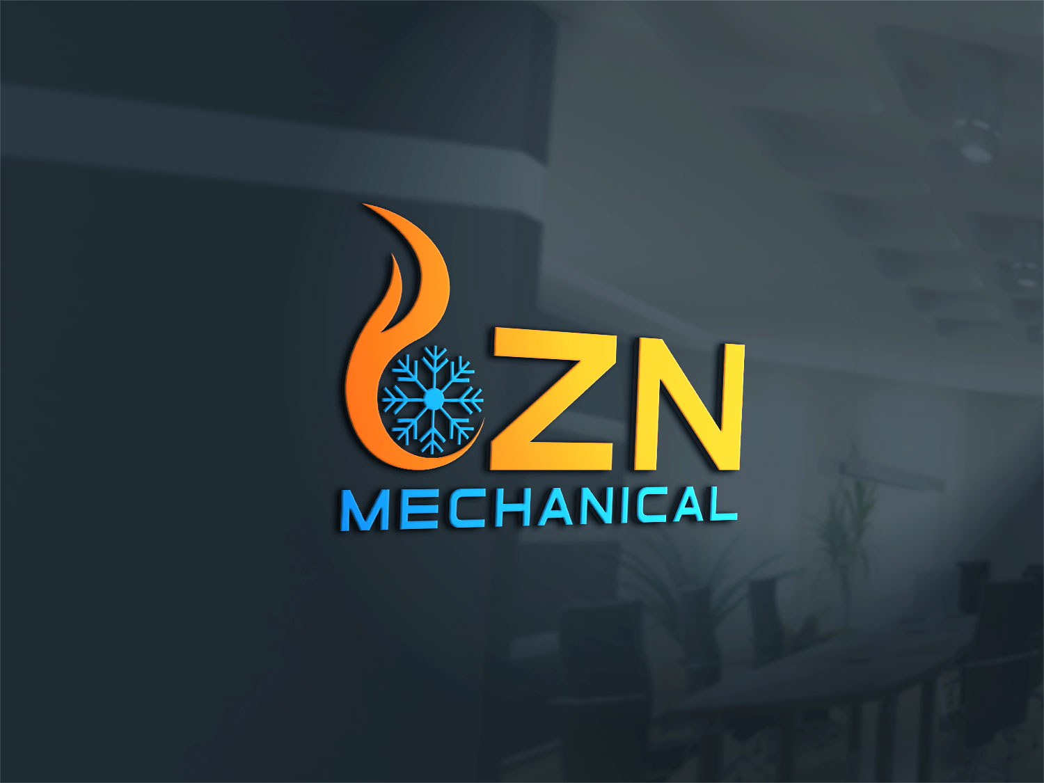 Logo Design by Deziners Zone for ZN Mechanical LLC | Design #20596460