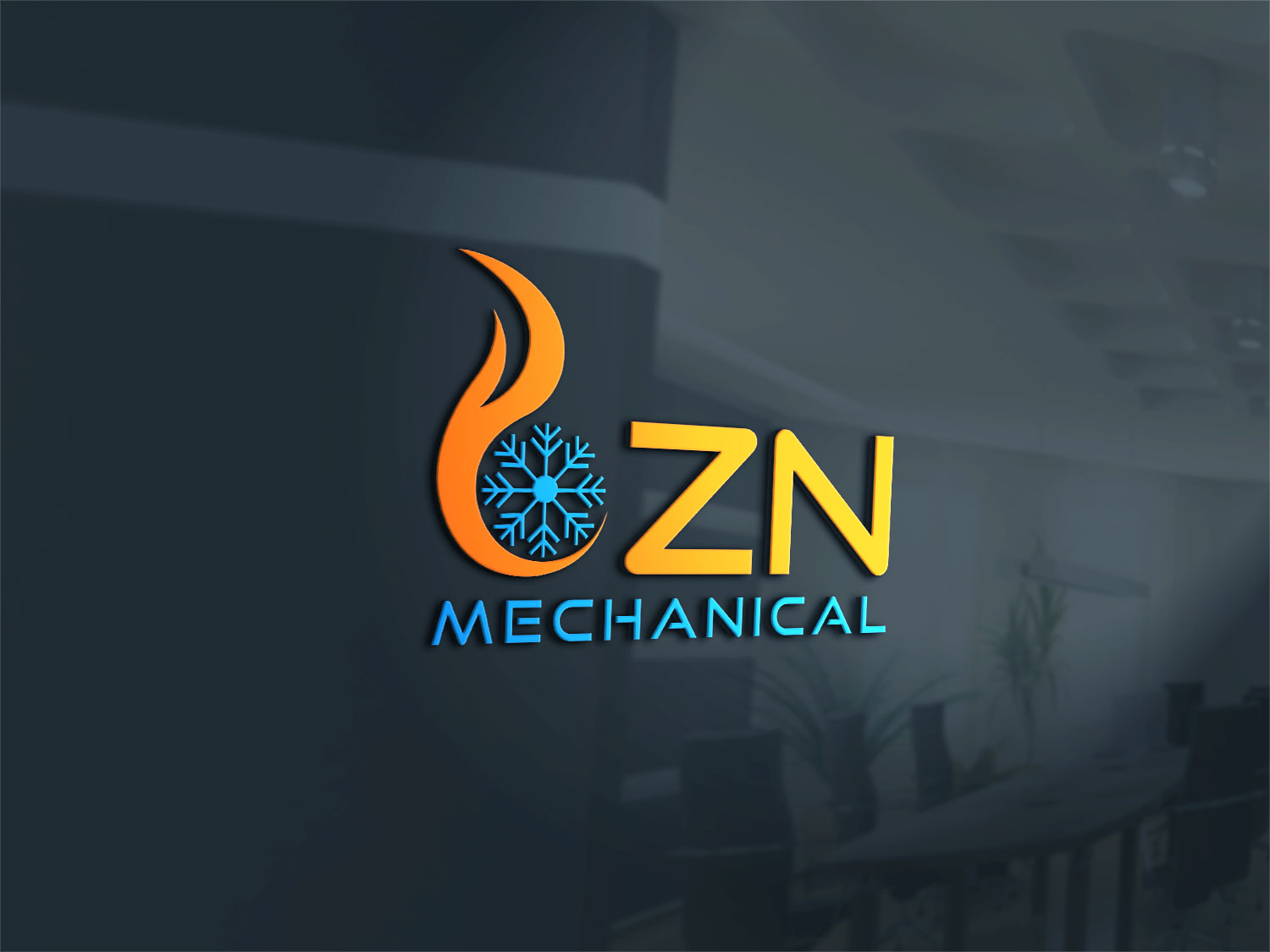 Logo Design by Deziners Zone for ZN Mechanical LLC | Design #20596462