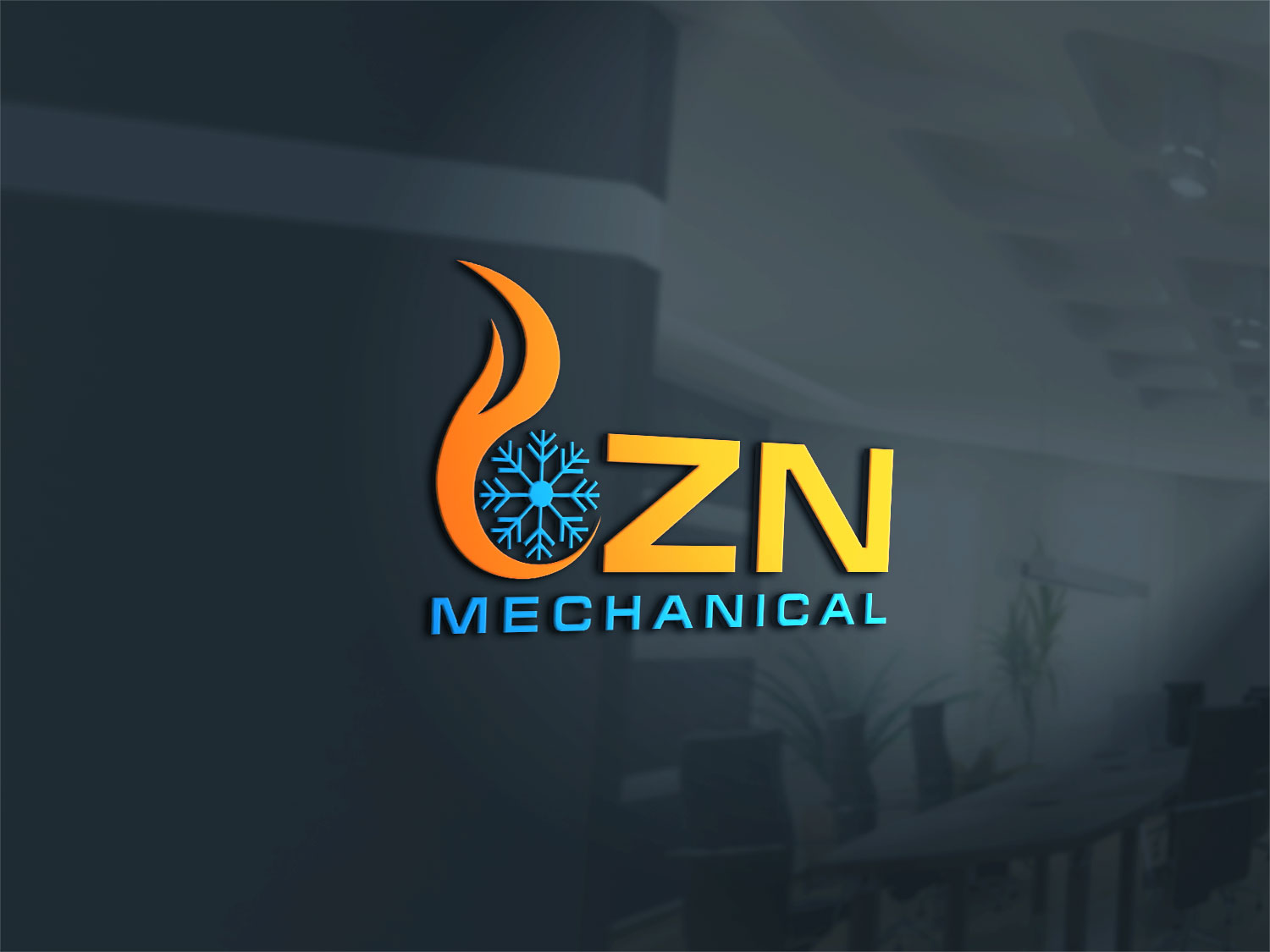 Logo Design by Deziners Zone for ZN Mechanical LLC | Design #20596465
