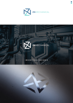 Logo Design by christianpoetoe for ZN Mechanical LLC | Design: #20589716