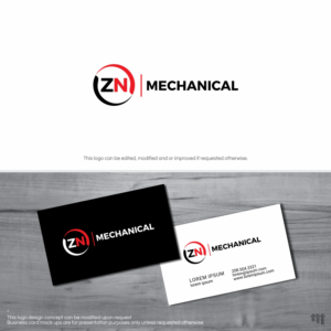 Logo Design by MBARO for ZN Mechanical LLC | Design: #20612842