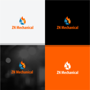 ZN or ZN Mechanical | Logo Design by MASH Std