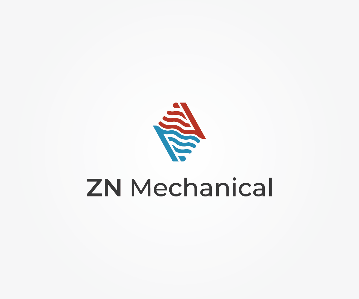 Logo Design by VISSART MEDIA for ZN Mechanical LLC | Design #20598628
