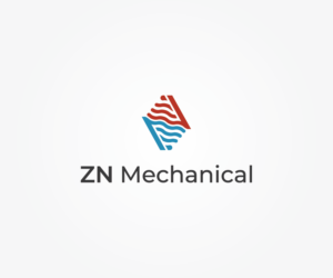 Logo Design by VISSART MEDIA for ZN Mechanical LLC | Design: #20598628