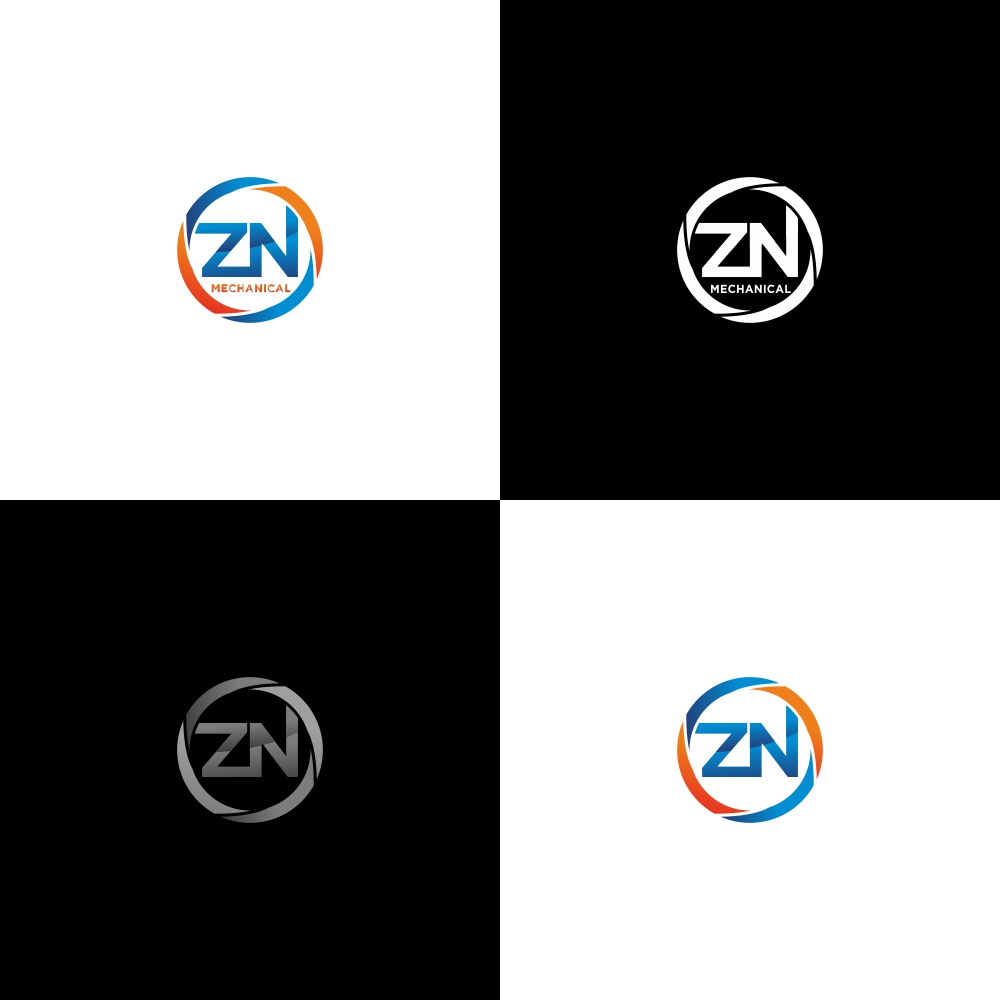 Logo Design by Basksh Designs for ZN Mechanical LLC | Design #20589766