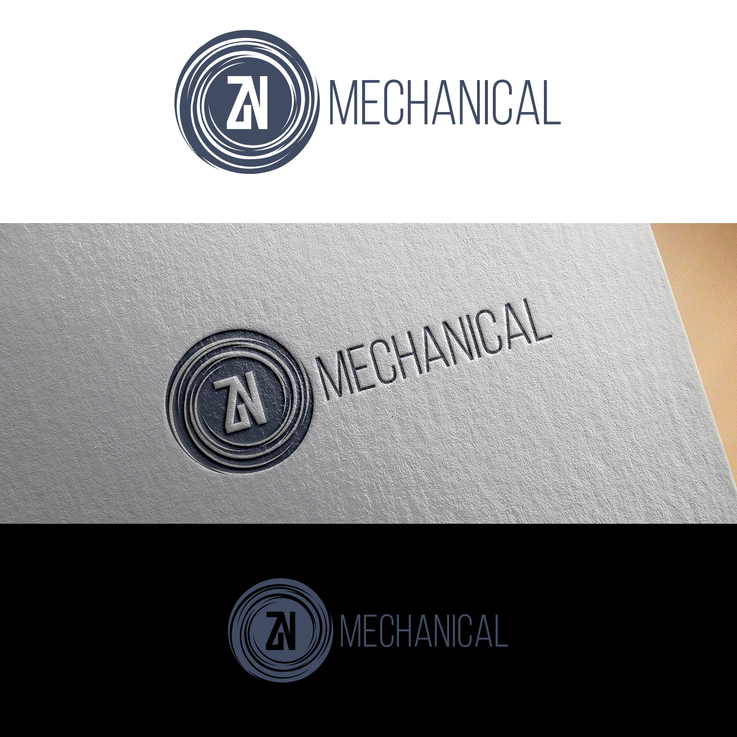 Logo Design by Maxo-Biz for ZN Mechanical LLC | Design #20598271