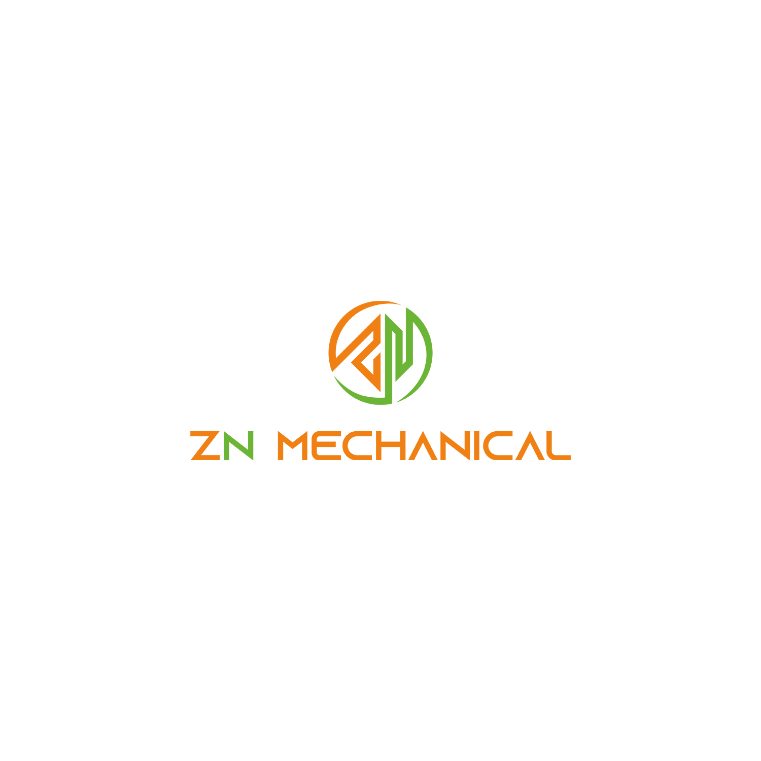 Logo Design by Rusty Circle for ZN Mechanical LLC | Design #20625737