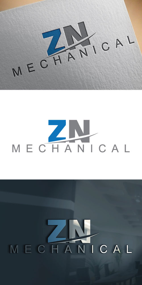 Logo Design by manik 06 for ZN Mechanical LLC | Design #20617578