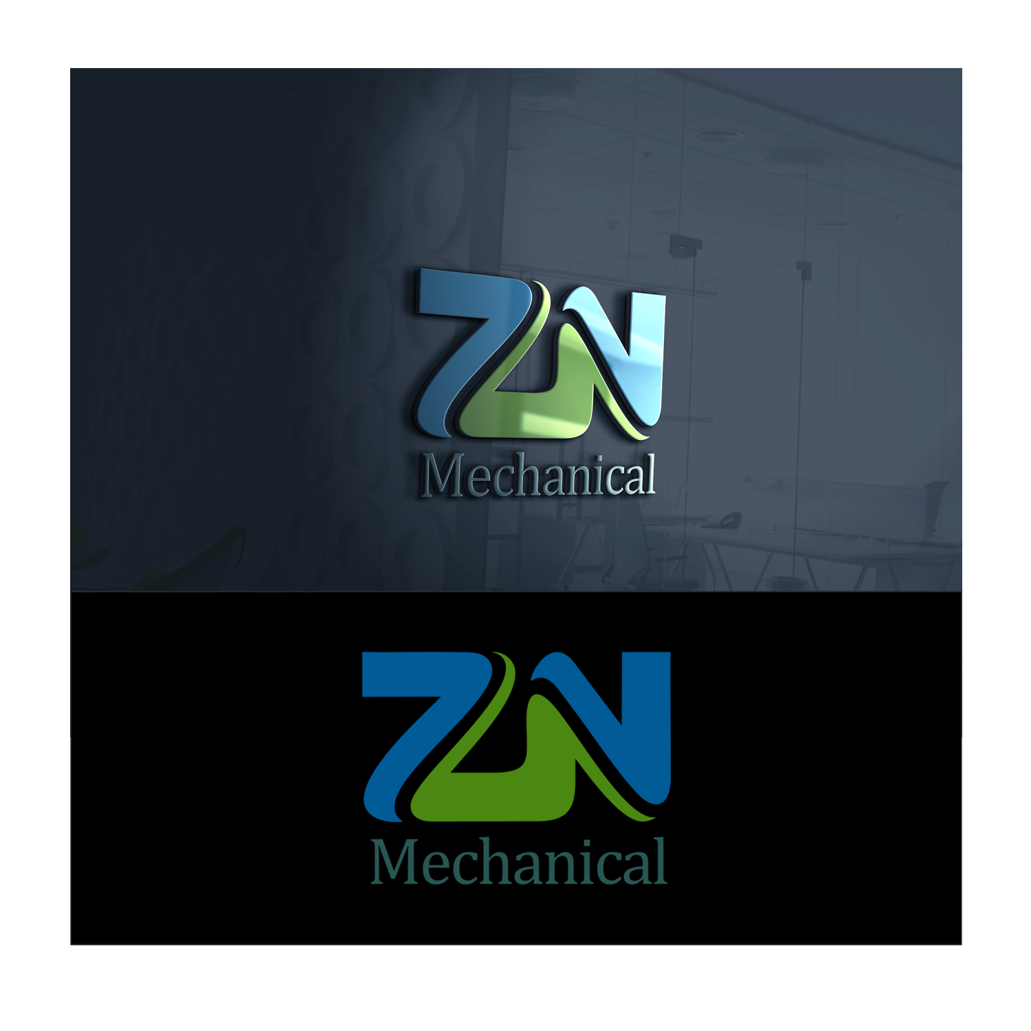 Logo Design by aamsuryaman for ZN Mechanical LLC | Design #20599271
