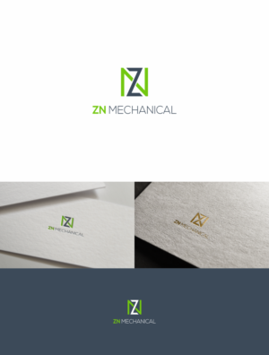 Logo Design by anggun diantorro 2 for ZN Mechanical LLC | Design: #20596846