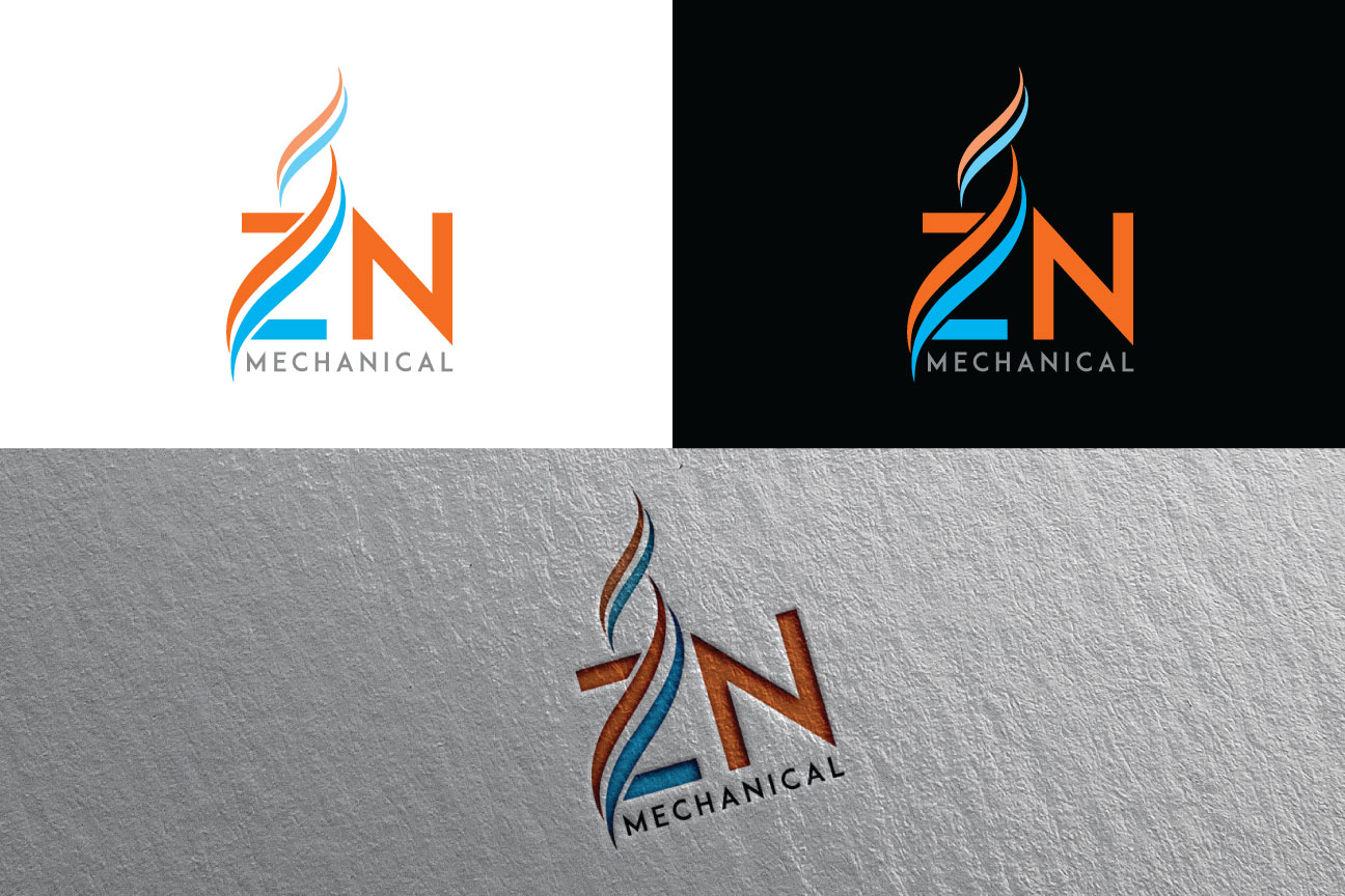 Logo Design by Iris 3 for ZN Mechanical LLC | Design #20590864