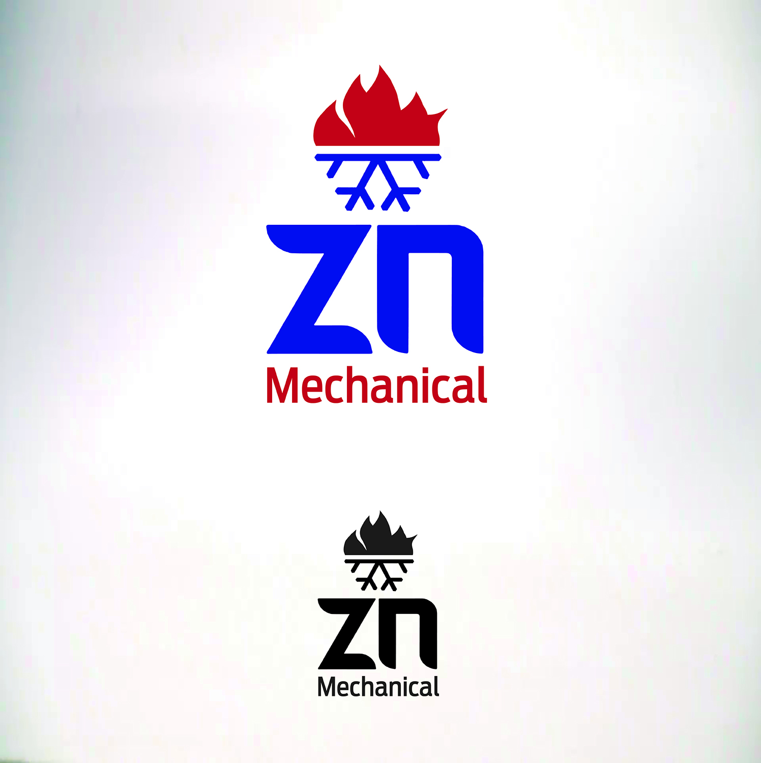 Logo Design by jaimechanics 2 for ZN Mechanical LLC | Design #20618229