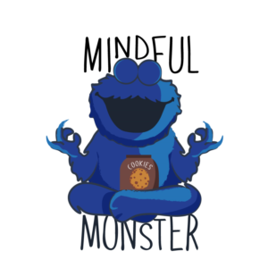 Mindful Cookie Monster | T-shirt Design by angejimenezm