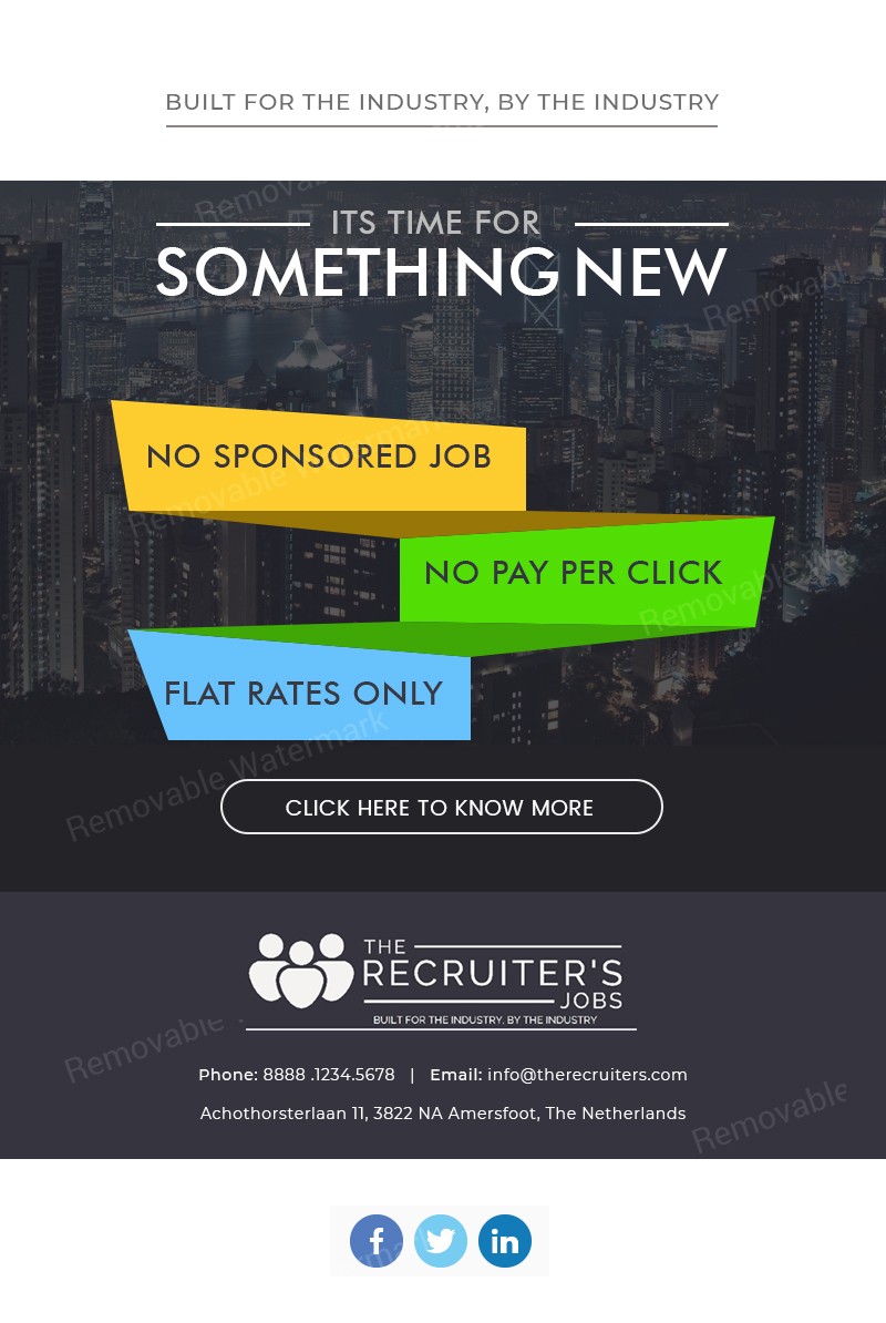 Email Marketing Design by Expert Designer for IN DEMAND Recruitment & Consulting Inc.  | Design #20592655