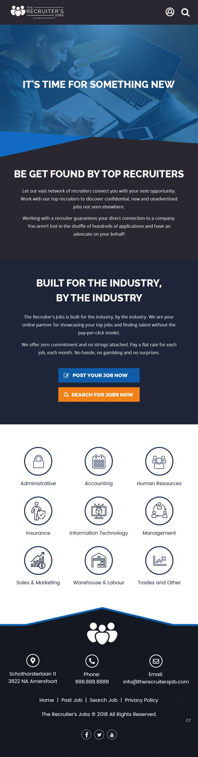 Email Marketing Design by pb for IN DEMAND Recruitment & Consulting Inc.  | Design #20600117