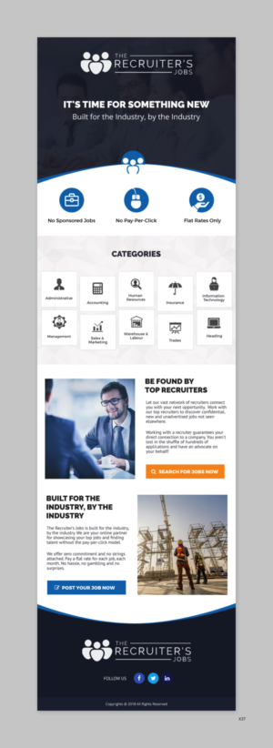 Email Marketing Design by pb for IN DEMAND Recruitment & Consulting Inc.  | Design: #20600123