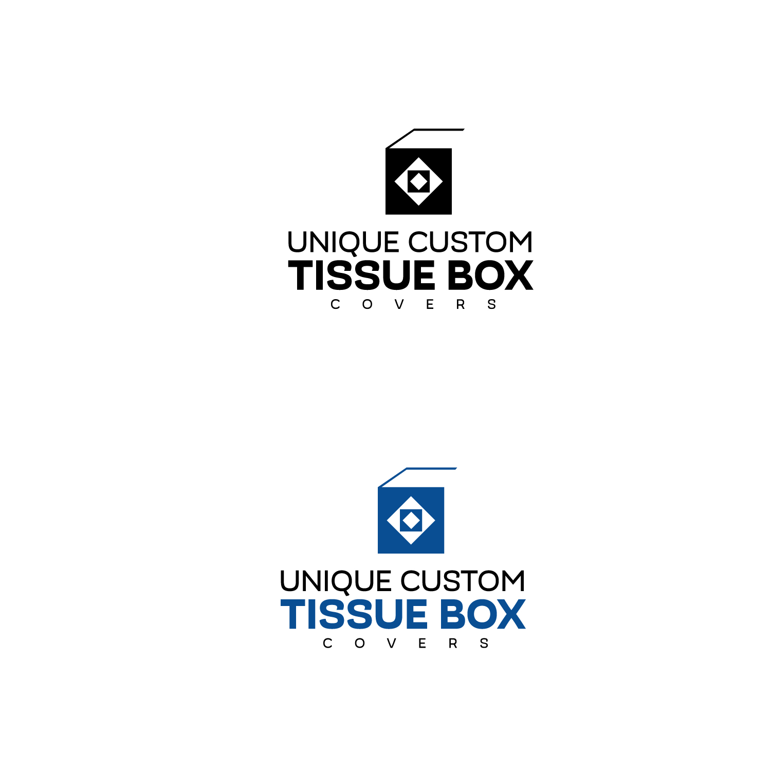 Elegant Playful Logo Design For Unique Custom Tissue Box Covers By Uk Design 5928
