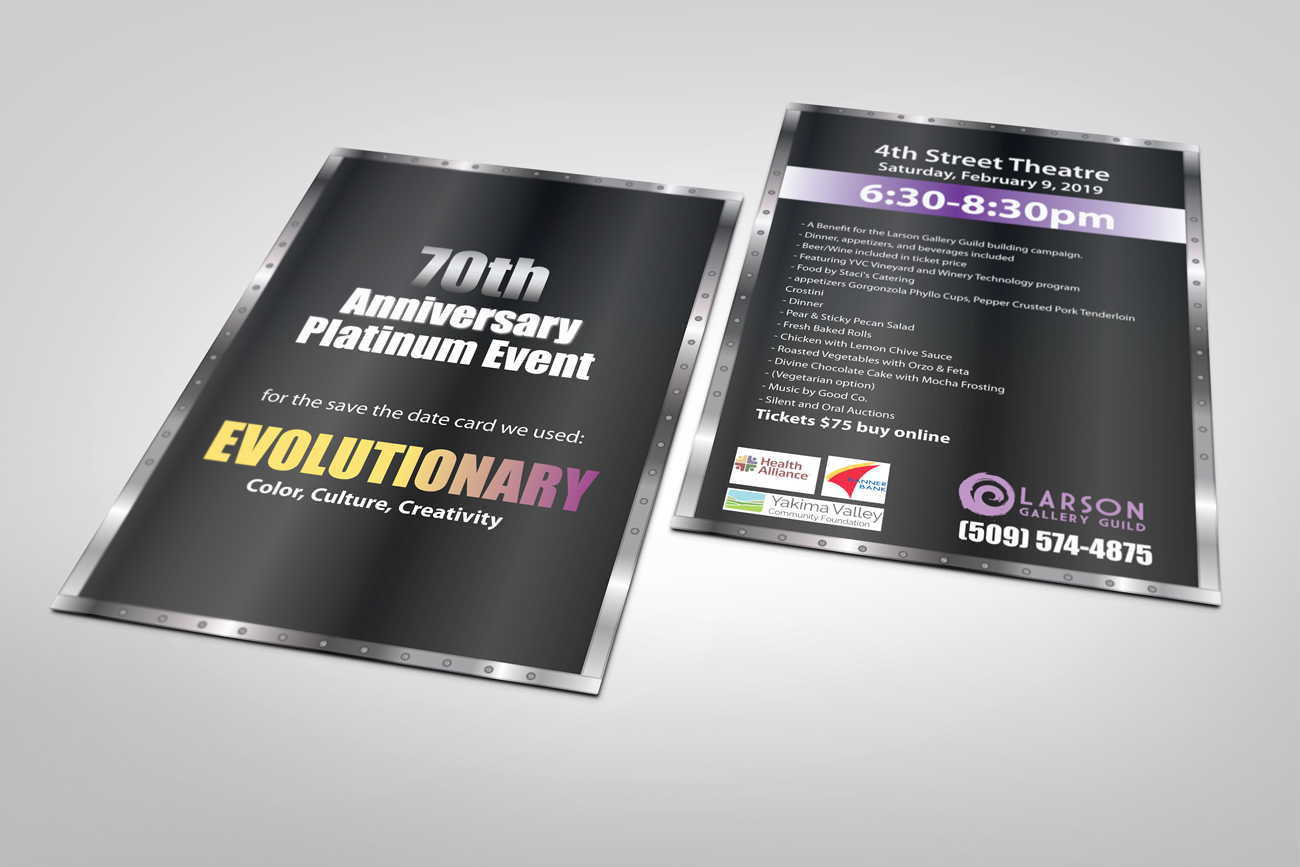 Greeting Card Design by pd graphic 2 for Larson Gallery | Design #20630763