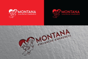 Montana Avalanche Awareness | Logo Design by Iris 3