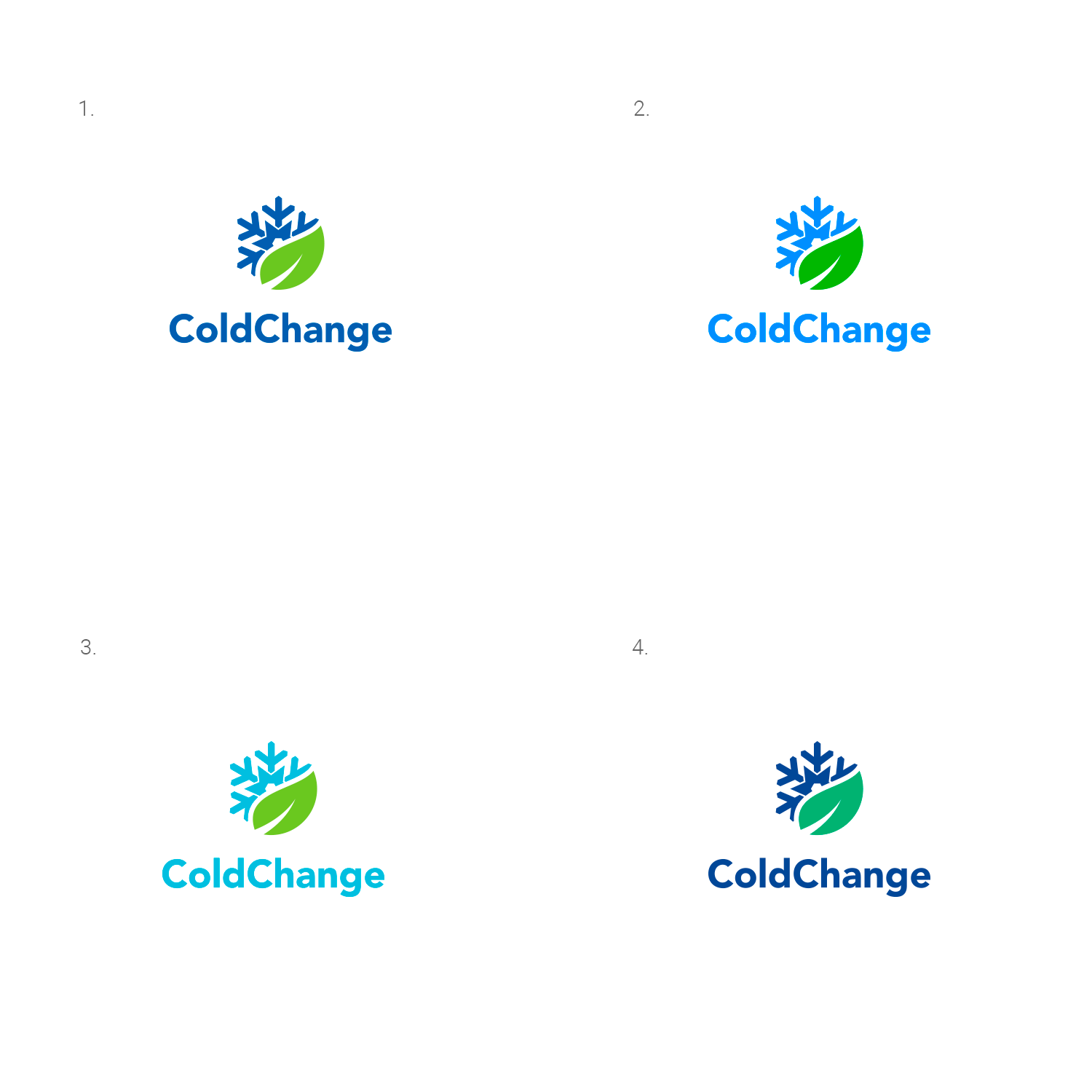 Logo Design by Felipe Moura for Cold Change | Design #20601297