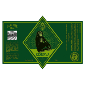 Riserva Wine Label For Project Chimp | Label Design by Emmanuel Creations
