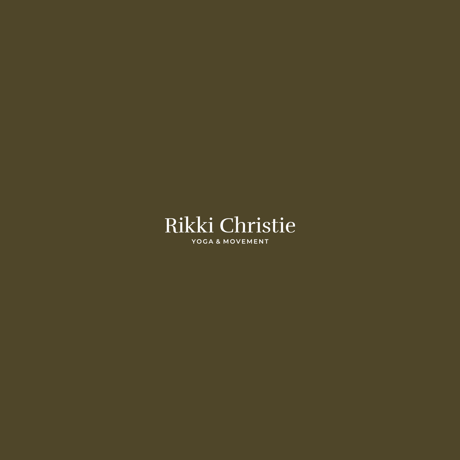 Logo-Design von okcahwi für Rikki Christie Movement Co. | Design #20611069