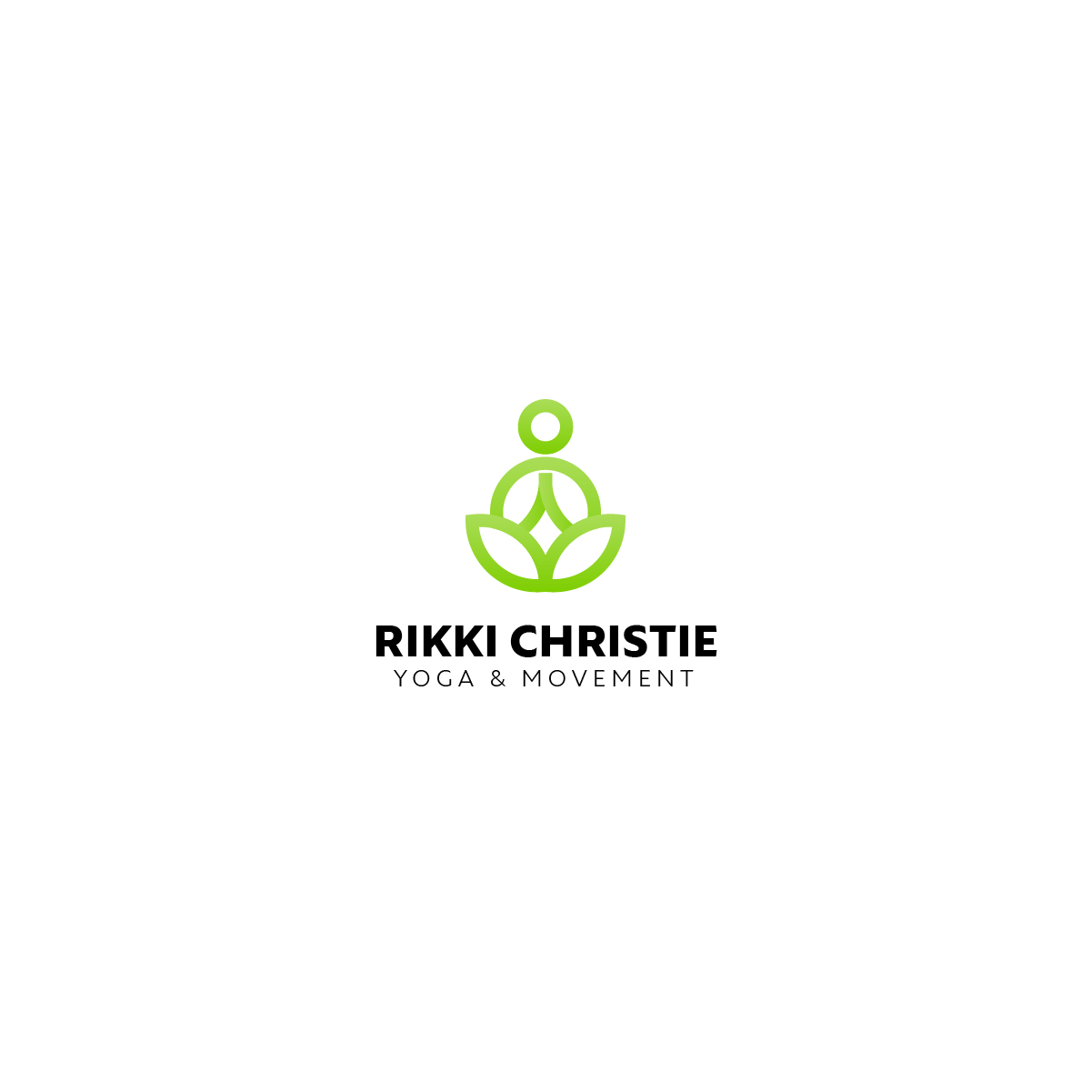Logo Design by Fandi Kurniawan for Rikki Christie Movement Co. | Design #20606051