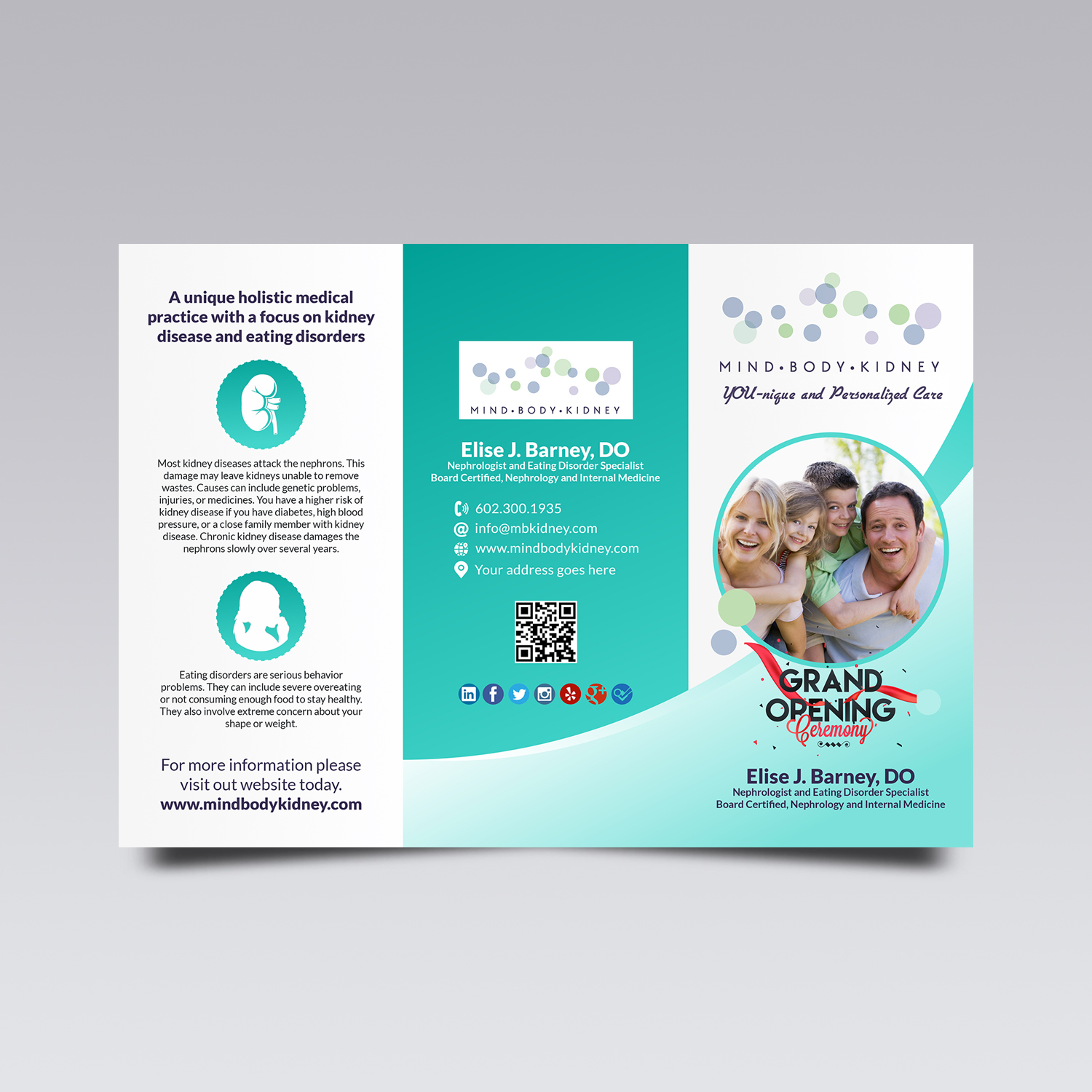 Diseño de Flyer por VEGA-Designs para Mind Body Kidney | Diseño #20600687