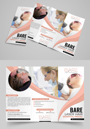 BARE Laser Hair Removal Information Flyer  | Design de Flyer par SAI DESIGNS