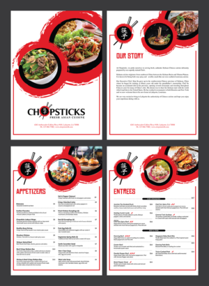 Menu Design by Deziners Zone for this project | Design: #20610389
