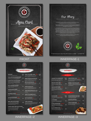 Menu Design by SD WEBCREATION for this project | Design #20611521