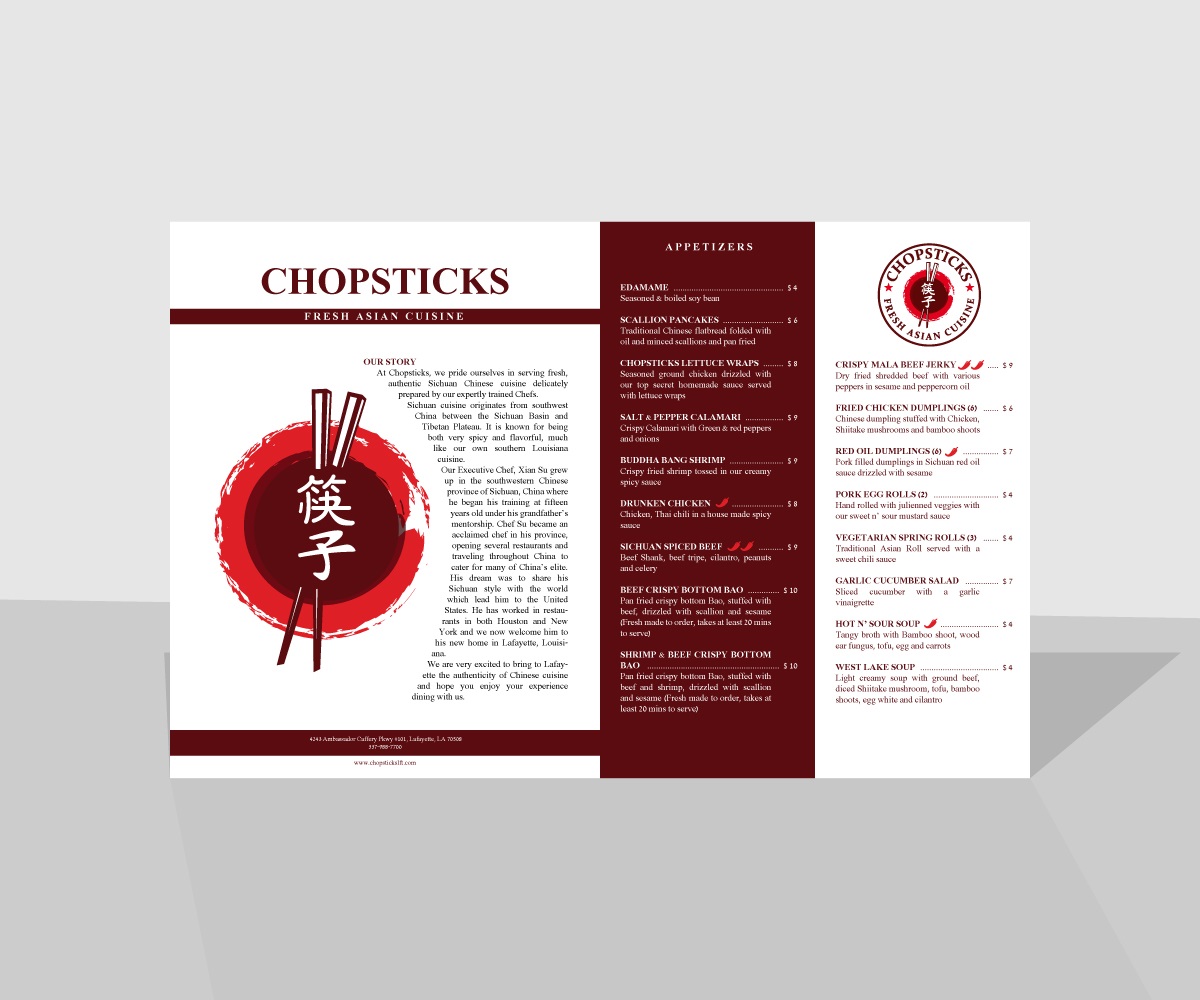 Menu Design by taufik_alrahman for this project | Design #20610022