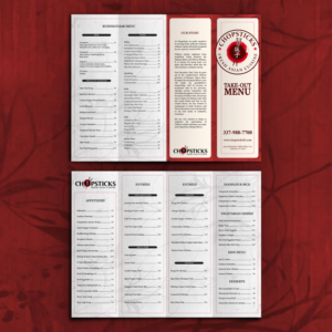 Menu Design by Brianm for this project | Design: #20617689