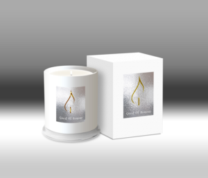 a Label for a candle jar and its gift box | Diseño de Etiqueta por tarokun
