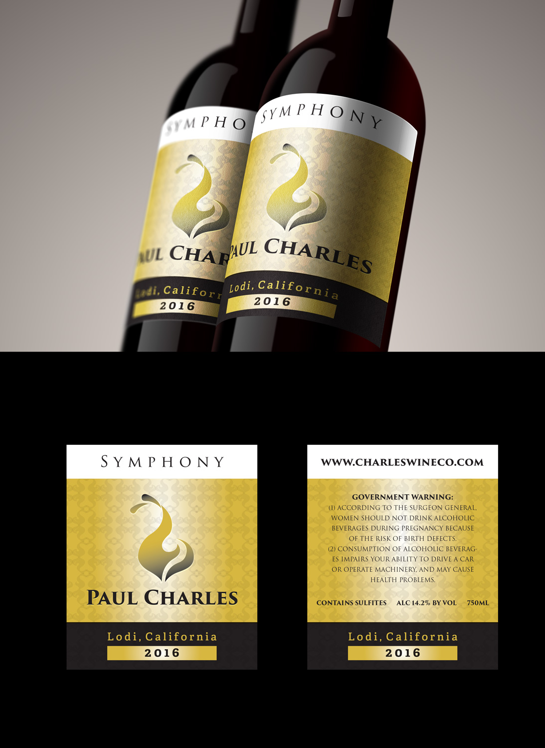 Graphic Design by vcreatived for Charles Wine Company | Design #20607684
