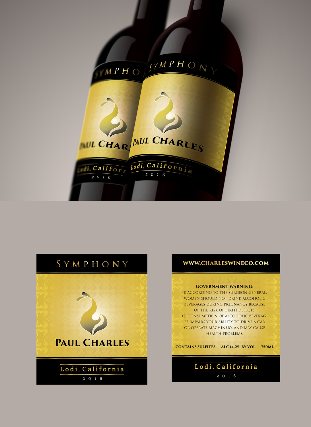 Graphic Design by vcreatived for Charles Wine Company | Design #20614411