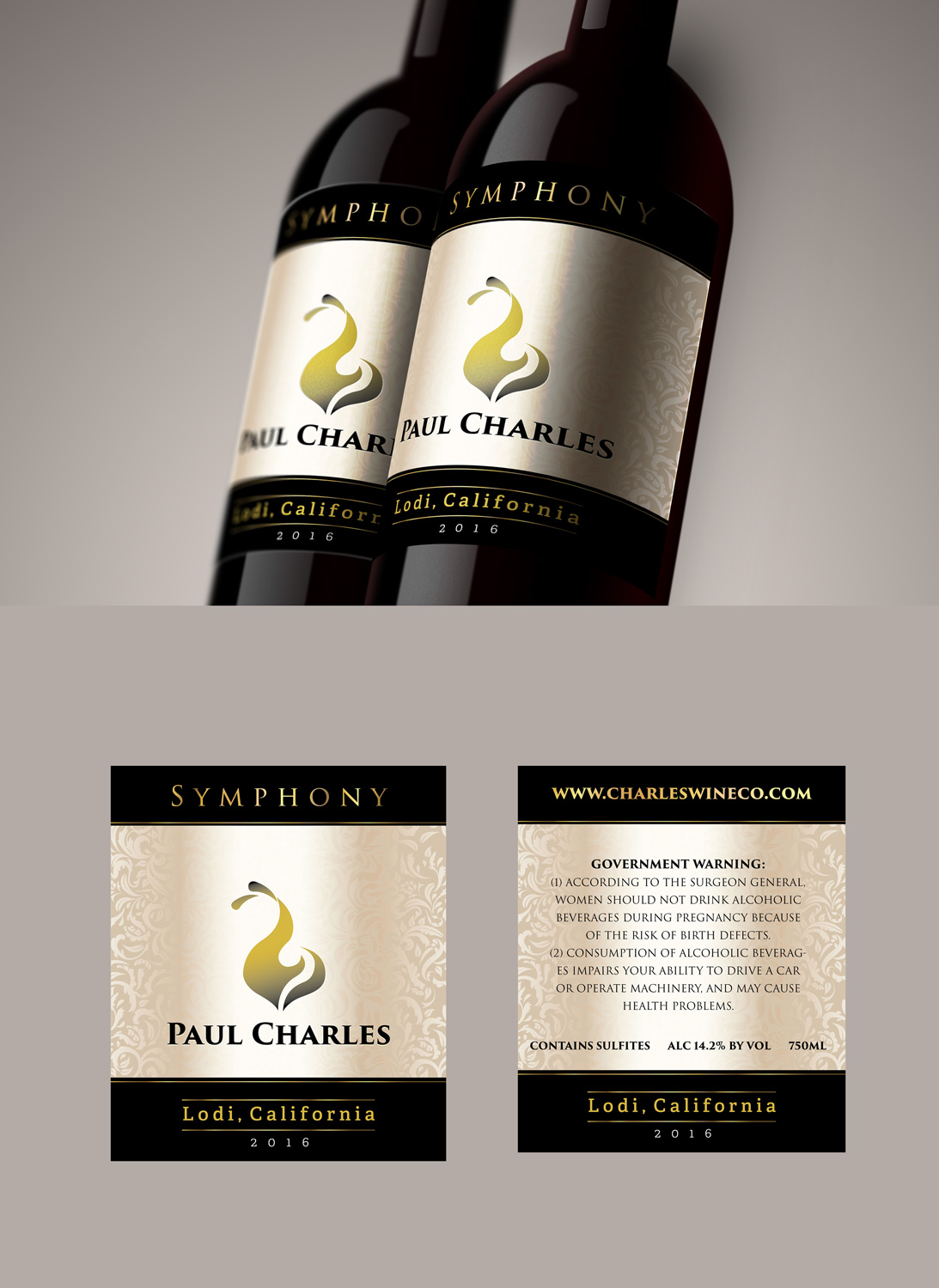 Graphic Design by vcreatived for Charles Wine Company | Design #20614413