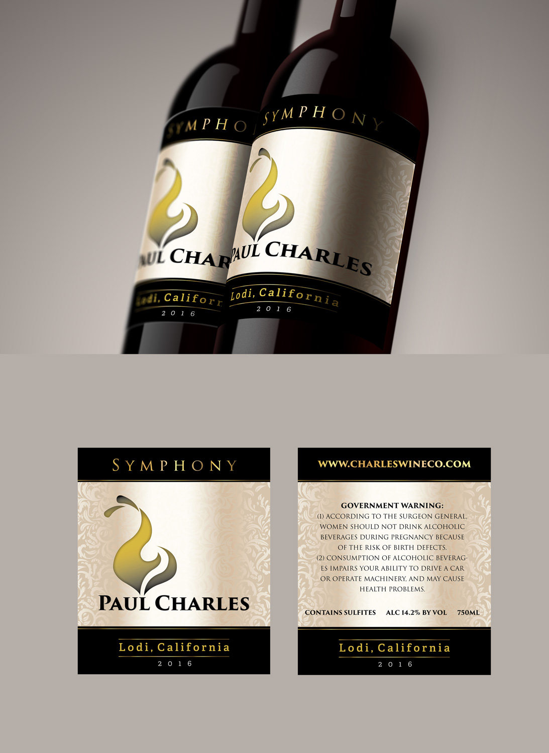 Graphic Design by vcreatived for Charles Wine Company | Design #20624824