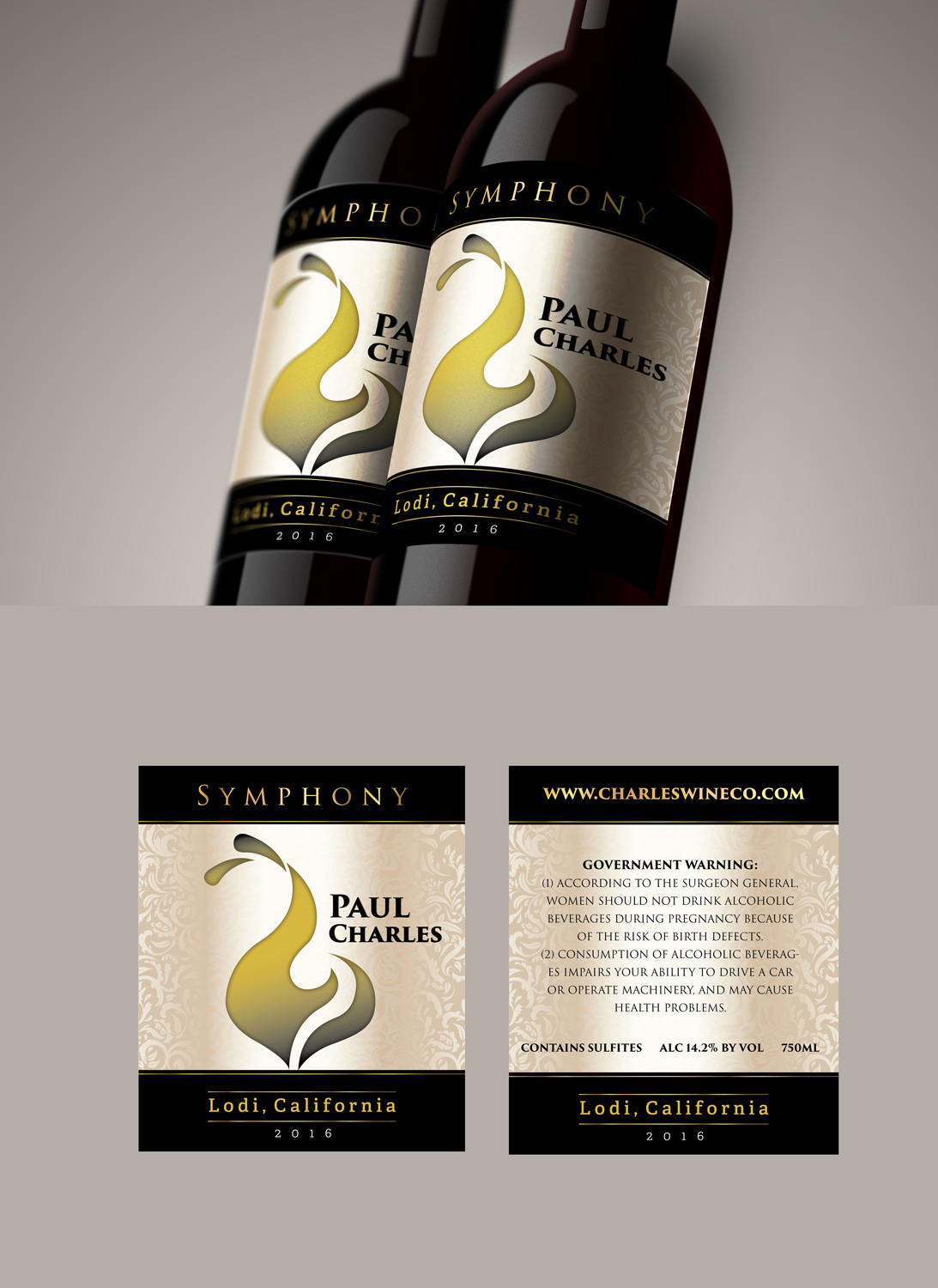 Design Graphique par vcreatived pour Charles Wine Company | Design #20624825