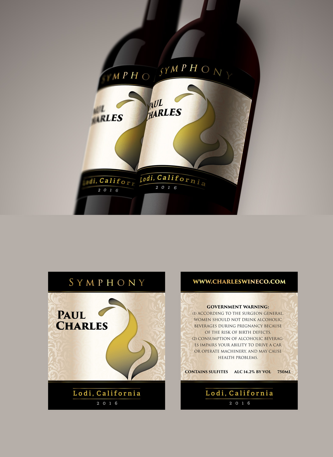 Graphic Design by vcreatived for Charles Wine Company | Design #20624826