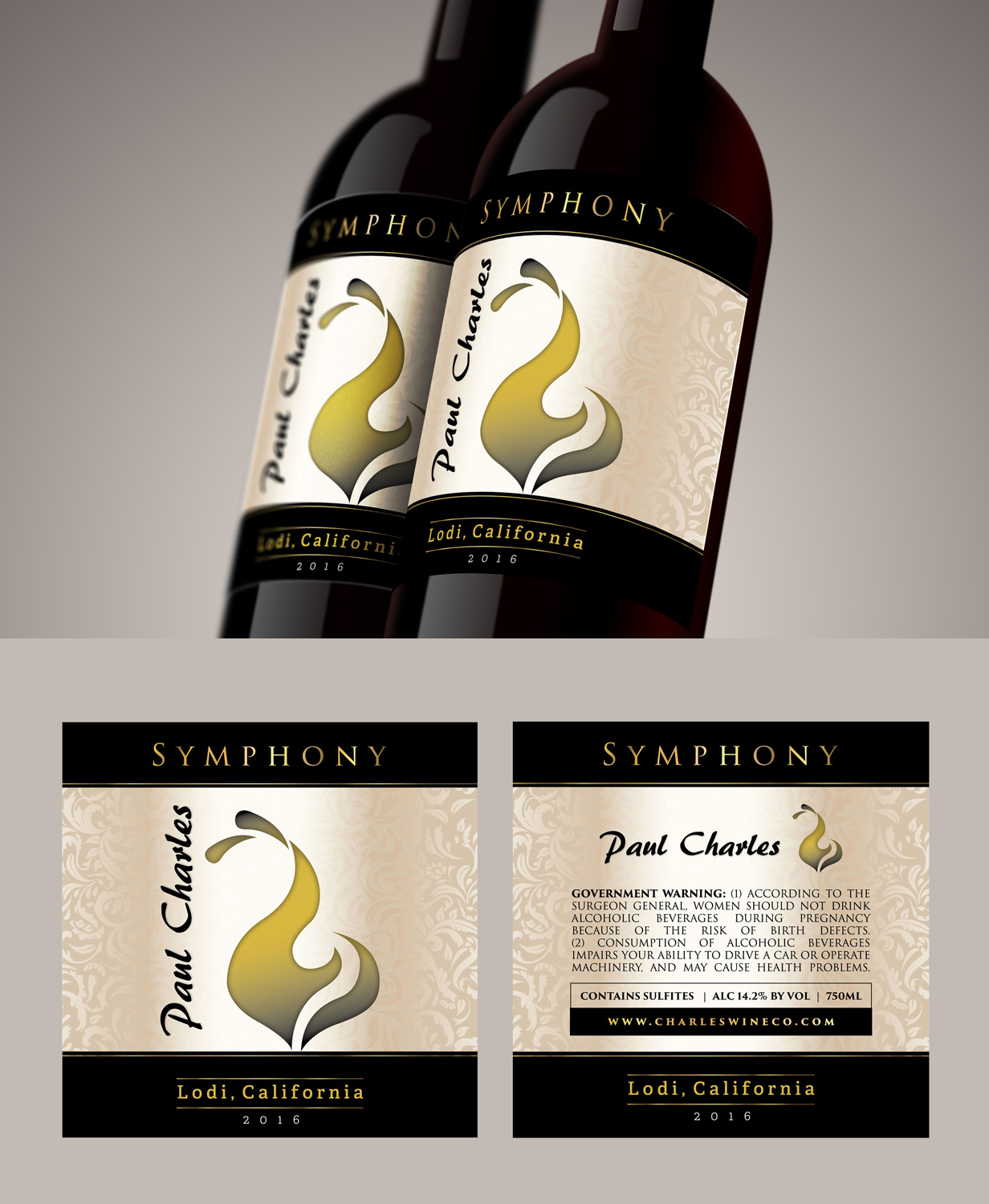 Graphic Design by vcreatived for Charles Wine Company | Design: #20632137