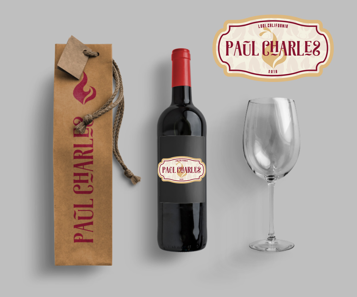 Graphic Design by el_shekoo7 for Charles Wine Company | Design #20606361