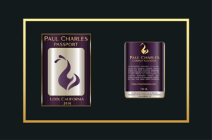 Wine Label Redesign For California Wine Company  | Graphic Design by The Seventh Key Magic