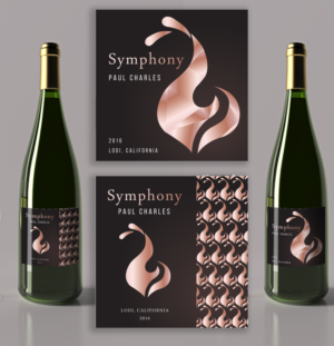 Wine Label Redesign For California Wine Company  | Graphic Design by :) Zoya