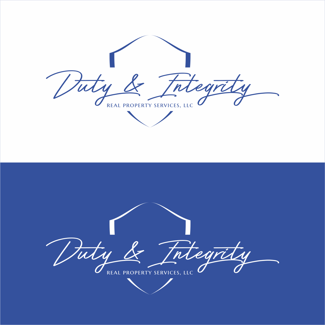 Logo Design by eugenv for Duty & Integrity Real Property Services, LLC | Design #20612877