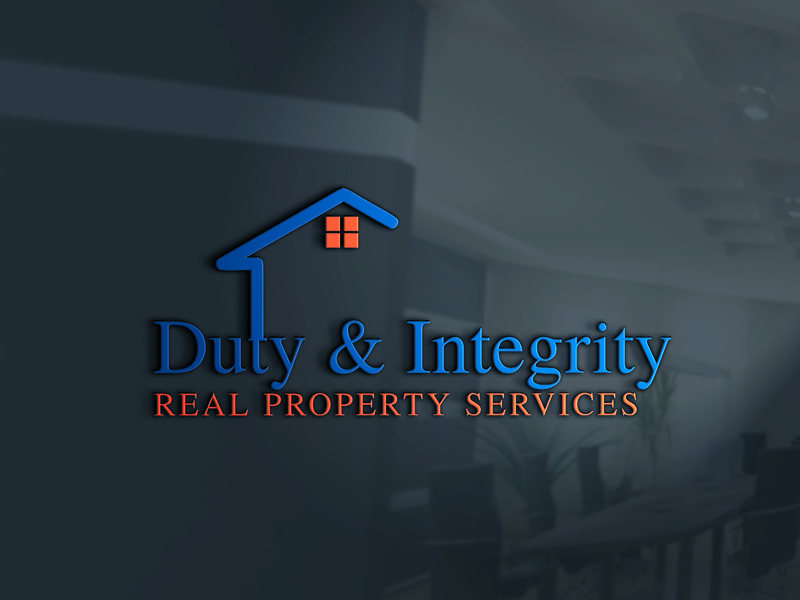 Logo Design by appledesign 3 for Duty & Integrity Real Property Services, LLC | Design #20614146