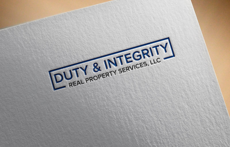 Logo Design by ThePirate for Duty & Integrity Real Property Services, LLC | Design #20616536